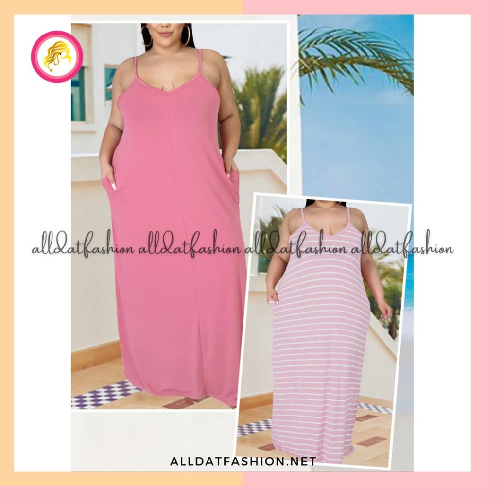Ava Spaghetti Strap Drawstring Dress